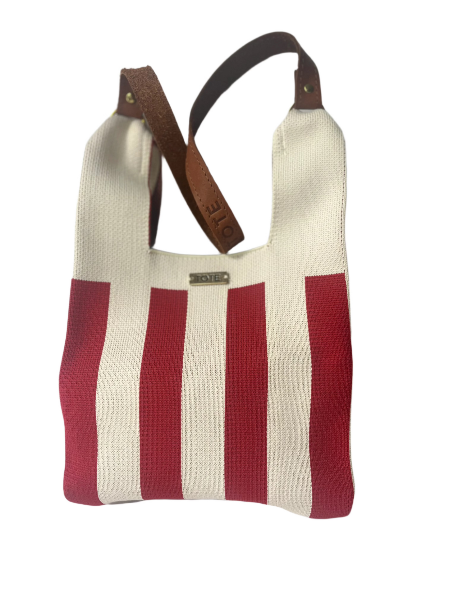 Tote Petite Shopper - Red stripe