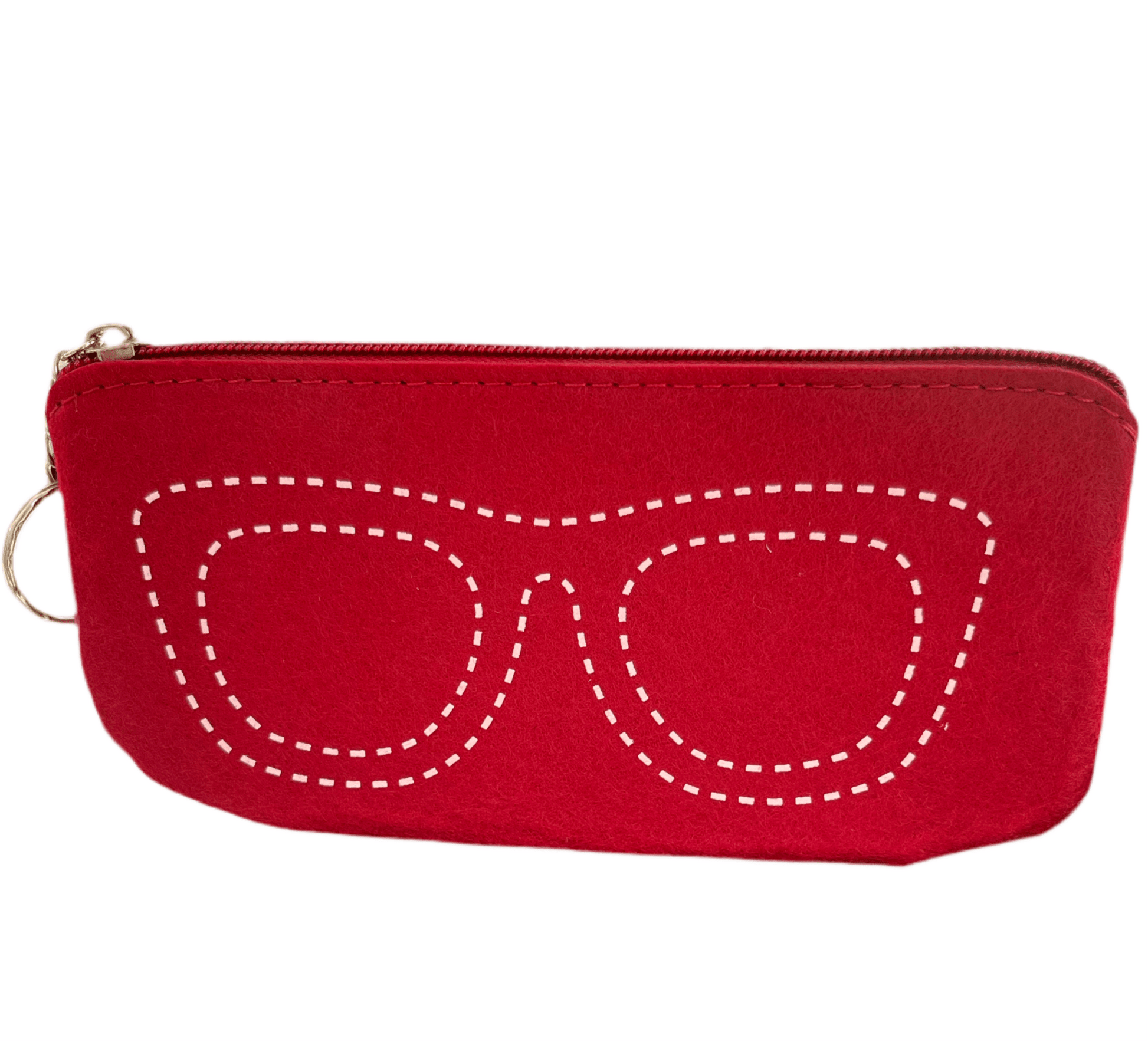 Maroon eyewear case with black accent - Tote South Africa