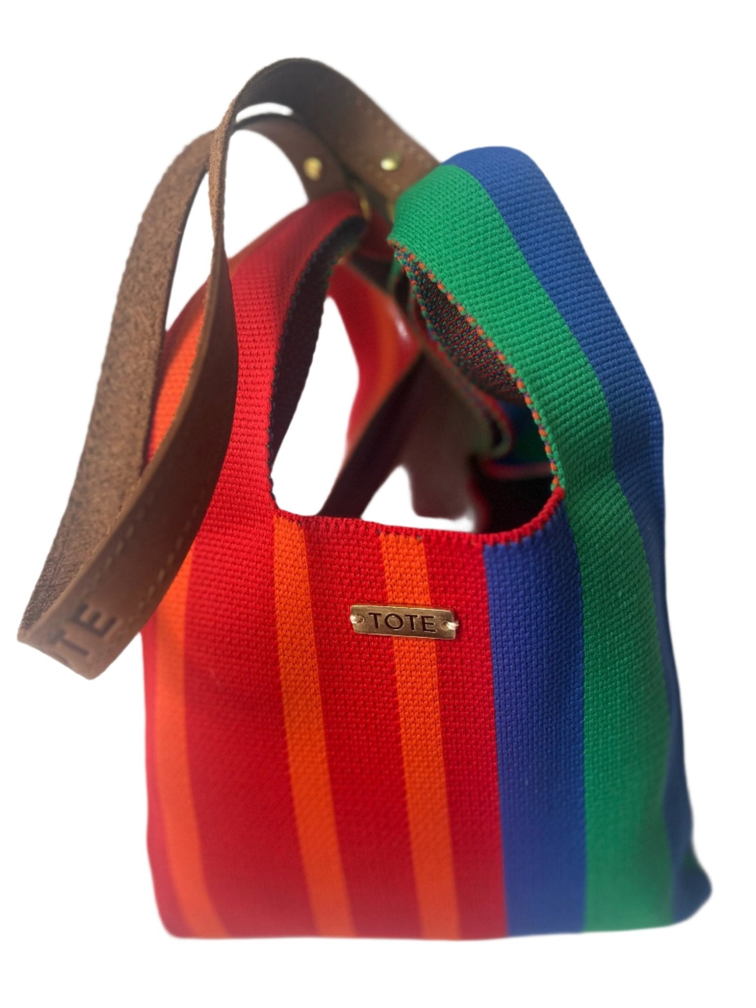 Tote Petite Shopper - Multi - colour stripe - Tote South Africa