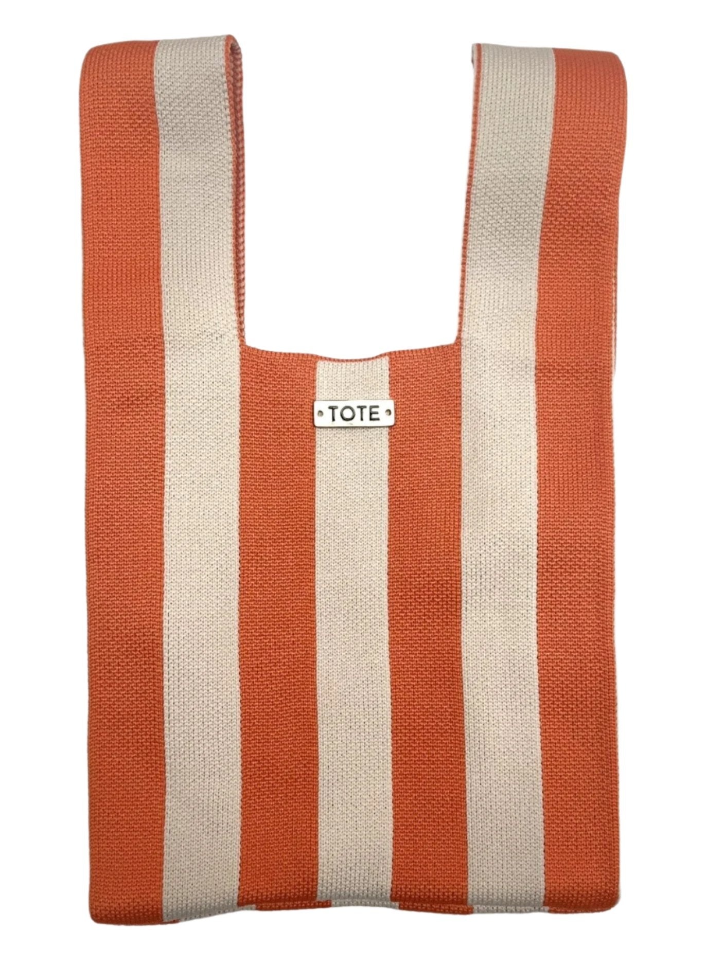 Tote Petite Shopper - Orange stripe - Tote South Africa