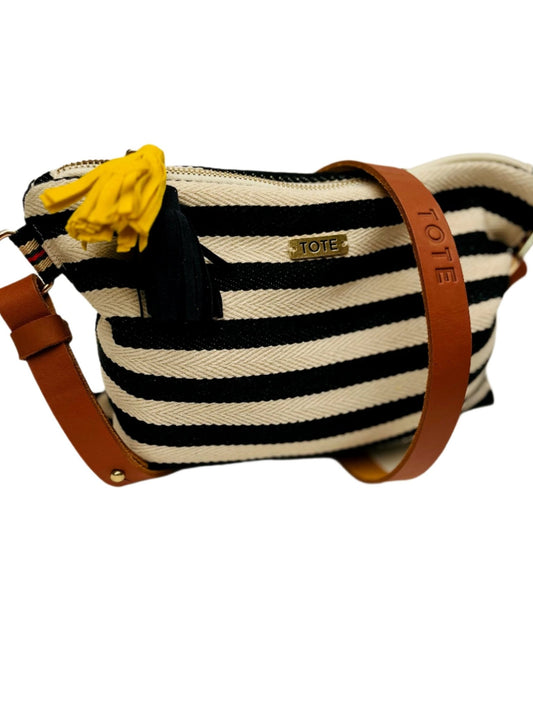 Tote Sling Bag - Black stripe - Tote South Africa