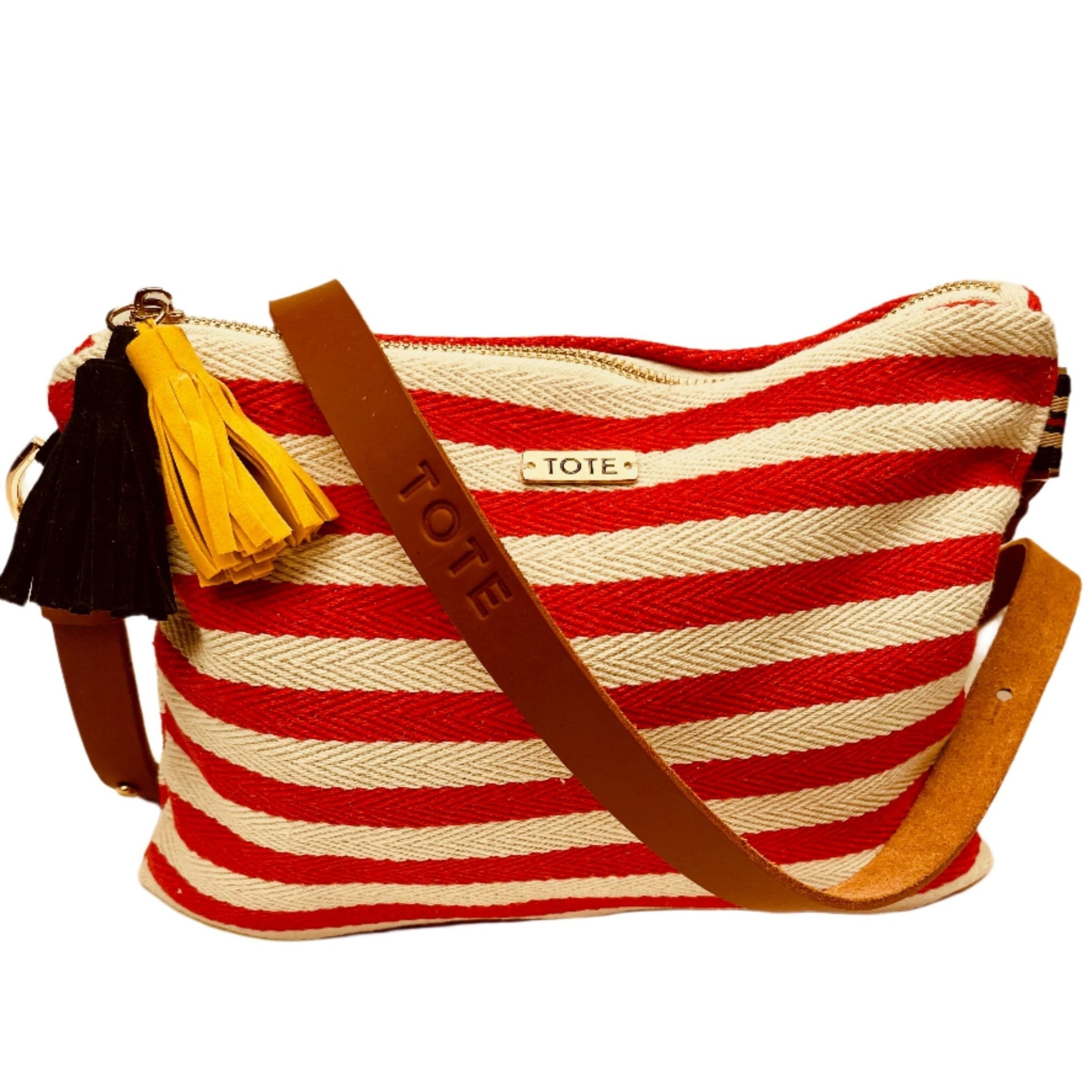 Tote Sling Bag - Red stripe - Tote South Africa