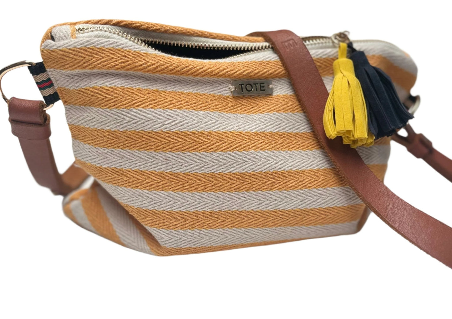 Tote Sling Bag - Yellow stripe - Tote South Africa