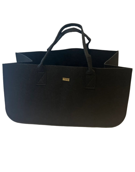 Tote XL Felt Shopper - Black - Tote South Africa